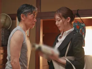 Horny Japan hoe indulges in kinky threesome with two hunks, rocking their world with her massive melons - Japanese xxx! Hot and nasty Asian queen is desperate for maximum pleasure, yearning for a hardcore 3 way with 2 handsome